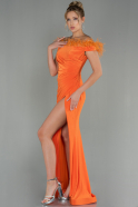 Orange Long Evening Dress ABU2906
