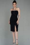 Midi Black Invitation Dress ABK1709