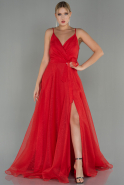 Long Red Evening Dress ABU3070