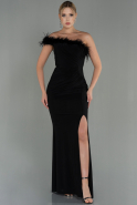 Long Black Mermaid Evening Dress ABU3048