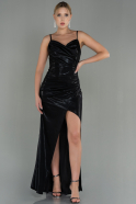 Long Black Prom Gown ABU3057