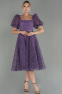 Midi Lavender Invitation Dress ABK1724