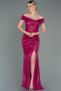 Long Fuchsia Prom Gown ABU3087
