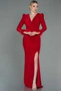 Red Long Evening Dress ABU2804
