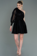 Short Black Invitation Dress ABK1746