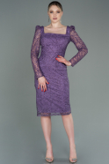 Midi Lavender Invitation Dress ABK1749