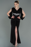 Black Long Evening Dress ABU2901