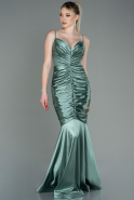 Long Turquoise Mermaid Prom Dress ABU3121