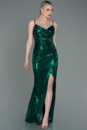Emerald Green Long Prom Gown ABU3057