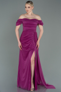 Fuchsia Long Prom Gown ABU2639