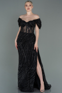 Black Long Evening Dress ABU2706