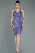 Short Lila Scaly Invitation Dress ABK1763