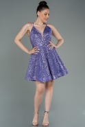 Short Lila Scaly Invitation Dress ABK1759