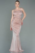 Long Powder Color Prom Gown ABU3182