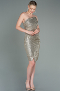 Mink Short Scaly Invitation Dress ABK1760