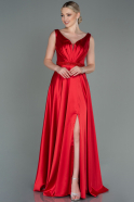 Long Red Engagement Dress ABU3199