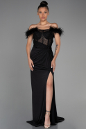 Long Black Evening Dress ABU3224