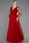 Long Red Evening Dress ABU3207