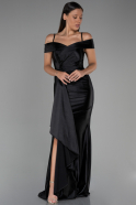 Long Black Prom Gown ABU3240