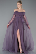 Lavender Long Engagement Dress ABU1468