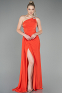 Orange Long Evening Dress ABU2964