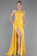 Yellow Long Evening Dress ABU2964