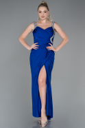 Long Sax Blue Evening Dress ABU3270