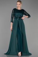 Emerald Green Long Evening Dress ABT052