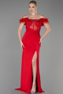 Red Long Evening Dress ABU3224