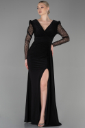 Long Black Evening Dress ABU3321