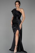 Long Black Prom Gown ABU3325