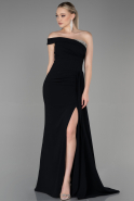 Long Black Mermaid Prom Dress ABU3324
