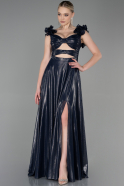 Long Navy Blue Evening Dress ABU3327