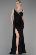 Long Black Evening Dress ABU3000