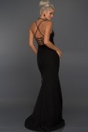 Long Black Evening Dress ABU043