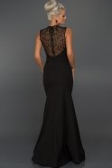 Long Black Evening Dress C7257