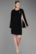 Short Black Invitation Dress ABK1858