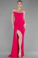 Fuchsia Long Evening Dress ABU3342
