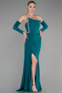 Emerald Green Long Evening Dress ABU3342