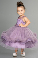 Short Lavender Girl Dress ABK1226