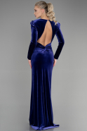 Long Purple Velvet Evening Dress ABU3453