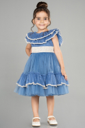 Short Indigo Girl Dress ABK1708