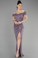 Long Lavender Prom Gown ABU3473