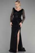 Long Black Evening Dress ABU3283