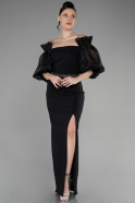 Long Black Evening Dress ABU3508