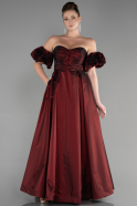 Long Burgundy Evening Dress ABU3547