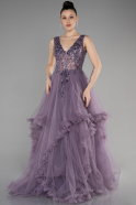 Lavender Long Evening Dress ABU3529