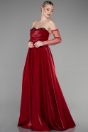 Long Burgundy Evening Dress ABU3604
