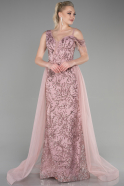 Long Powder Color Mermaid Prom Dress ABU3638