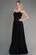 Long Black Prom Gown ABU3641